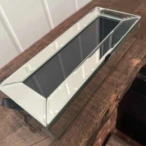 Tahiri Home Glass Jewelry Box mirrored